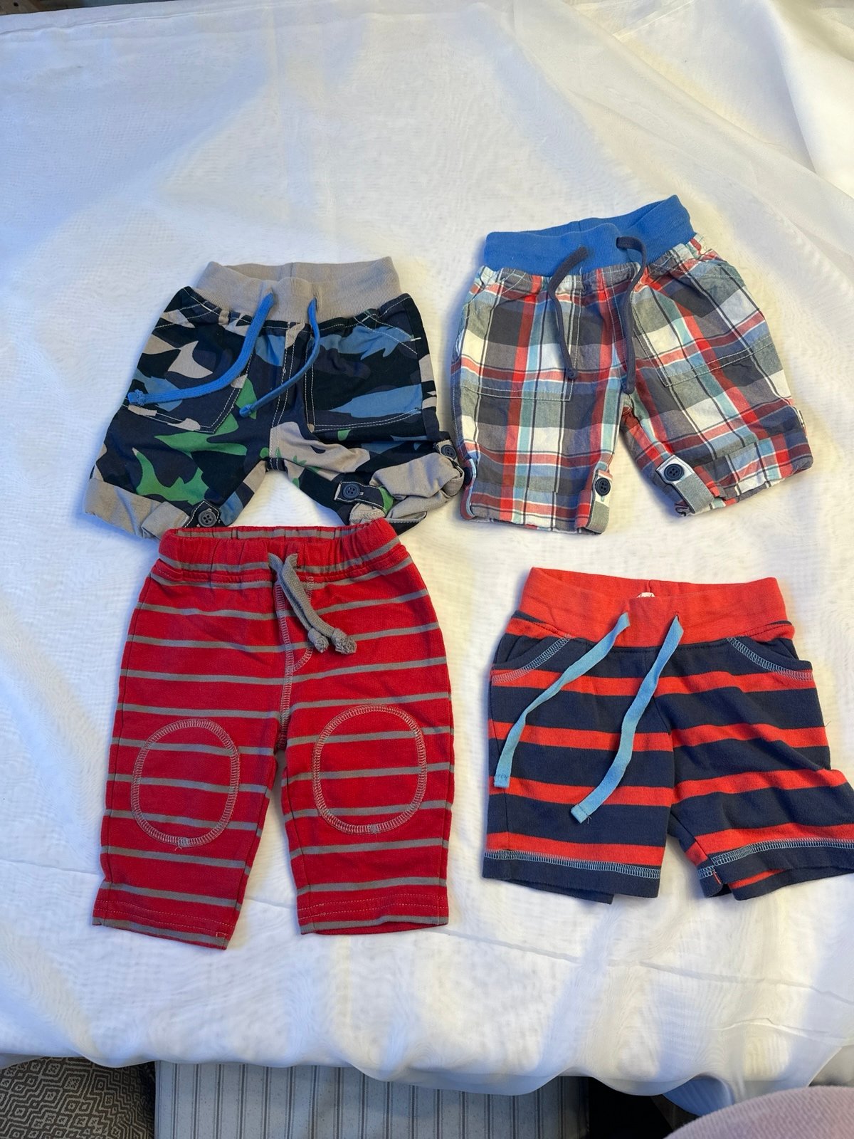 Frugi Organic Cotton Baby Boy Cloth Diaper Bundle Pants Shorts 3-6m