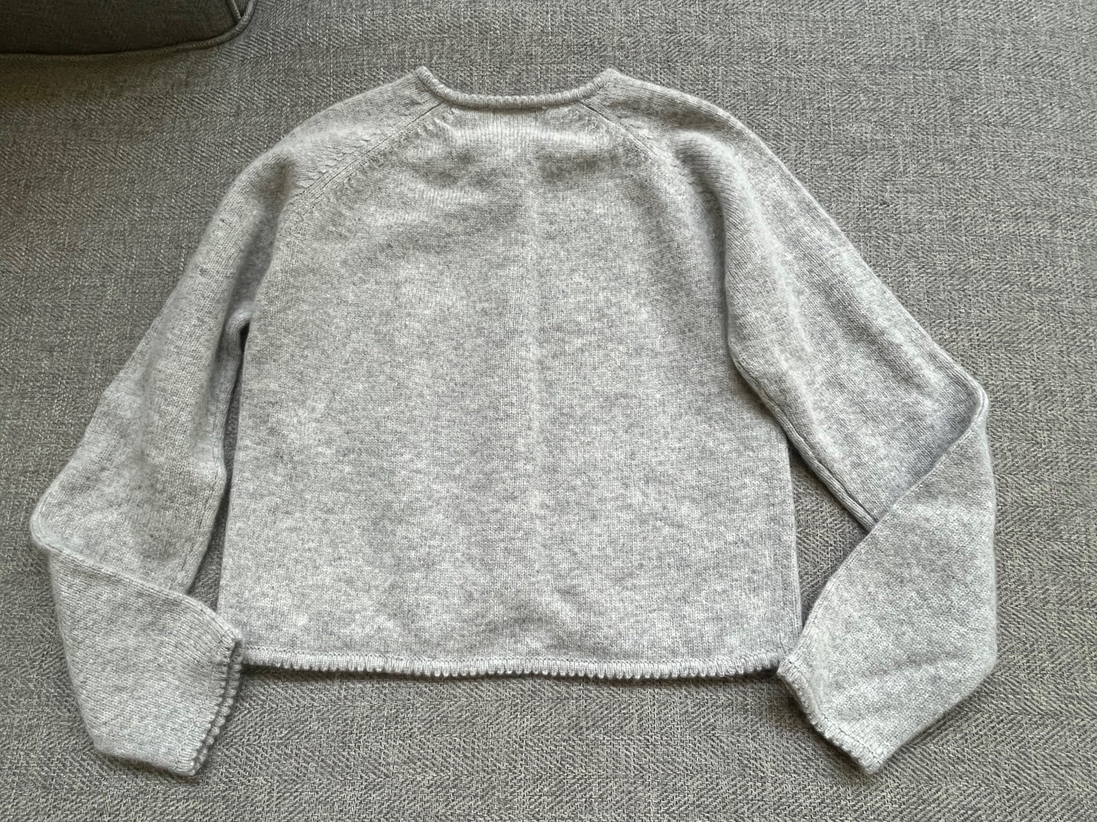 Olive Juice Light Gray Wool Cardigan sz 8