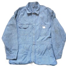 Vintage 60s Big Mac Denim Jumpsuit Overalls Workwear JC Penney Men's 48L