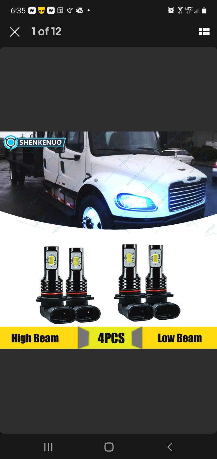 Freightliner M2 Headlight Set High n Low