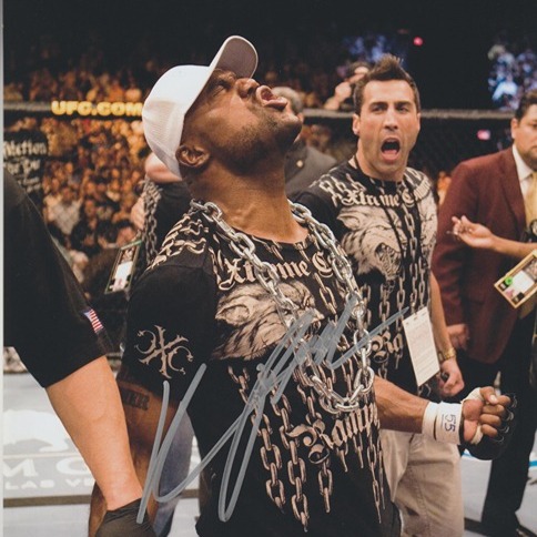 QUINTON RAMPAGE JACKSON AUTOGRAPHED 8 1/2 X12 UFC PHOTO
