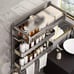 Wall Mounted Bathroom Storage Rack, Three-layer Bathroom Hanging -ADAW334