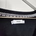 Vince Black & White Textured Stripe Knit V Neck Sweater