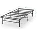 Twin Bed Frame Black Alloy Steel