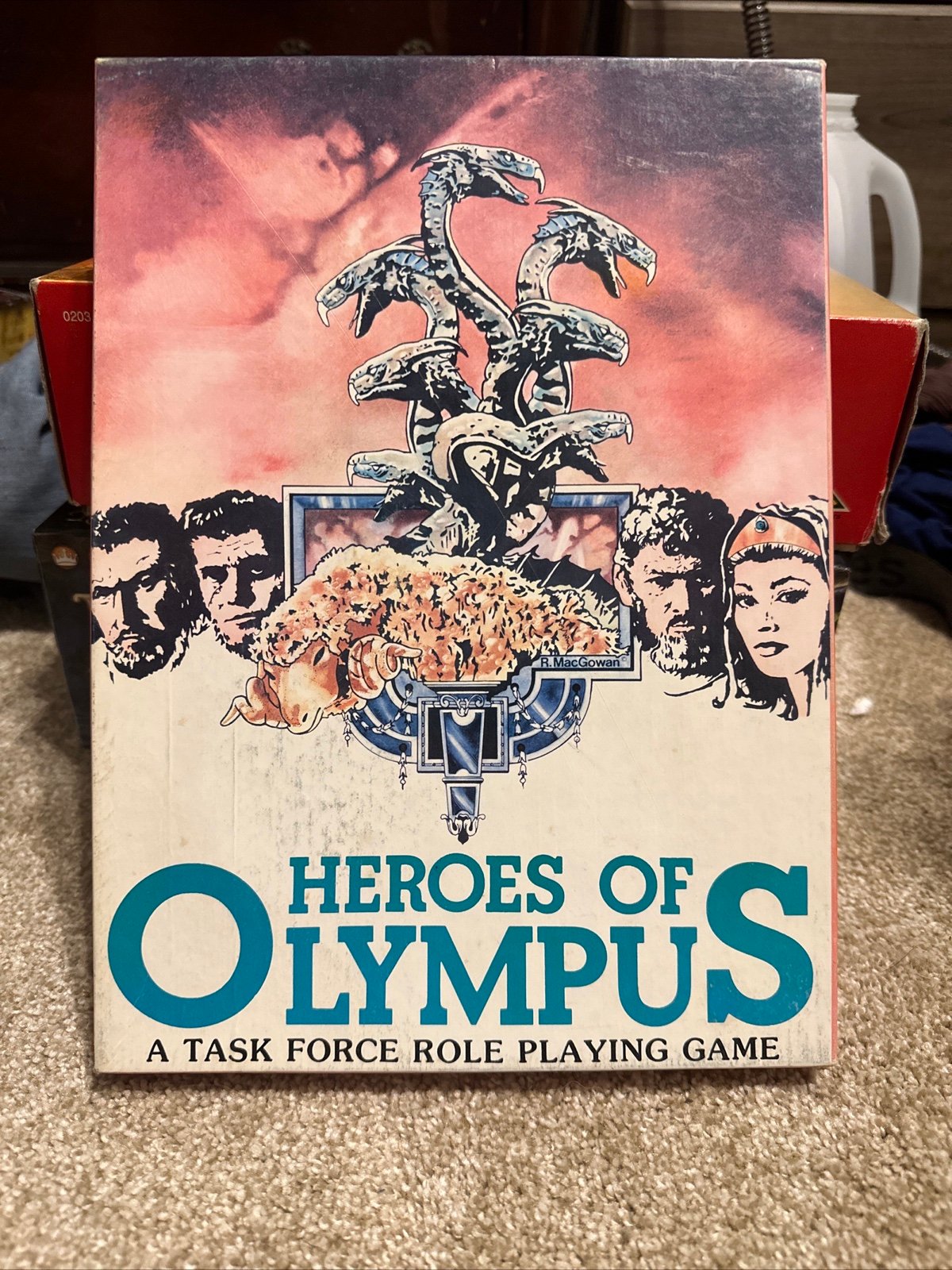 Vintage Heroes Of Olympus Role Playing Game Complete New Task Force Games