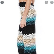Karina Grimaldi Mila Aqua Crochet Pant