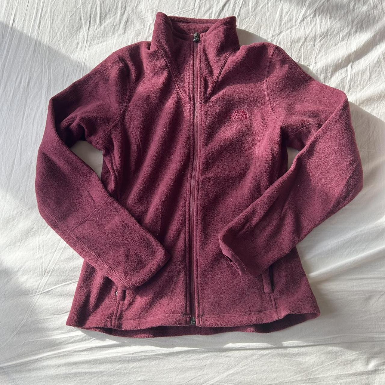 The North Face Women's Burgundy and Red Jacket