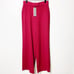 TOPSHOP Women Red Dres Pants Wide Leg Size 2