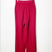 TOPSHOP Women Red Dres Pants Wide Leg Size 2