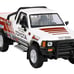 1985 Toyota Hilux Single Cab Pickup Truck Class 7S Racing White with Graphics
