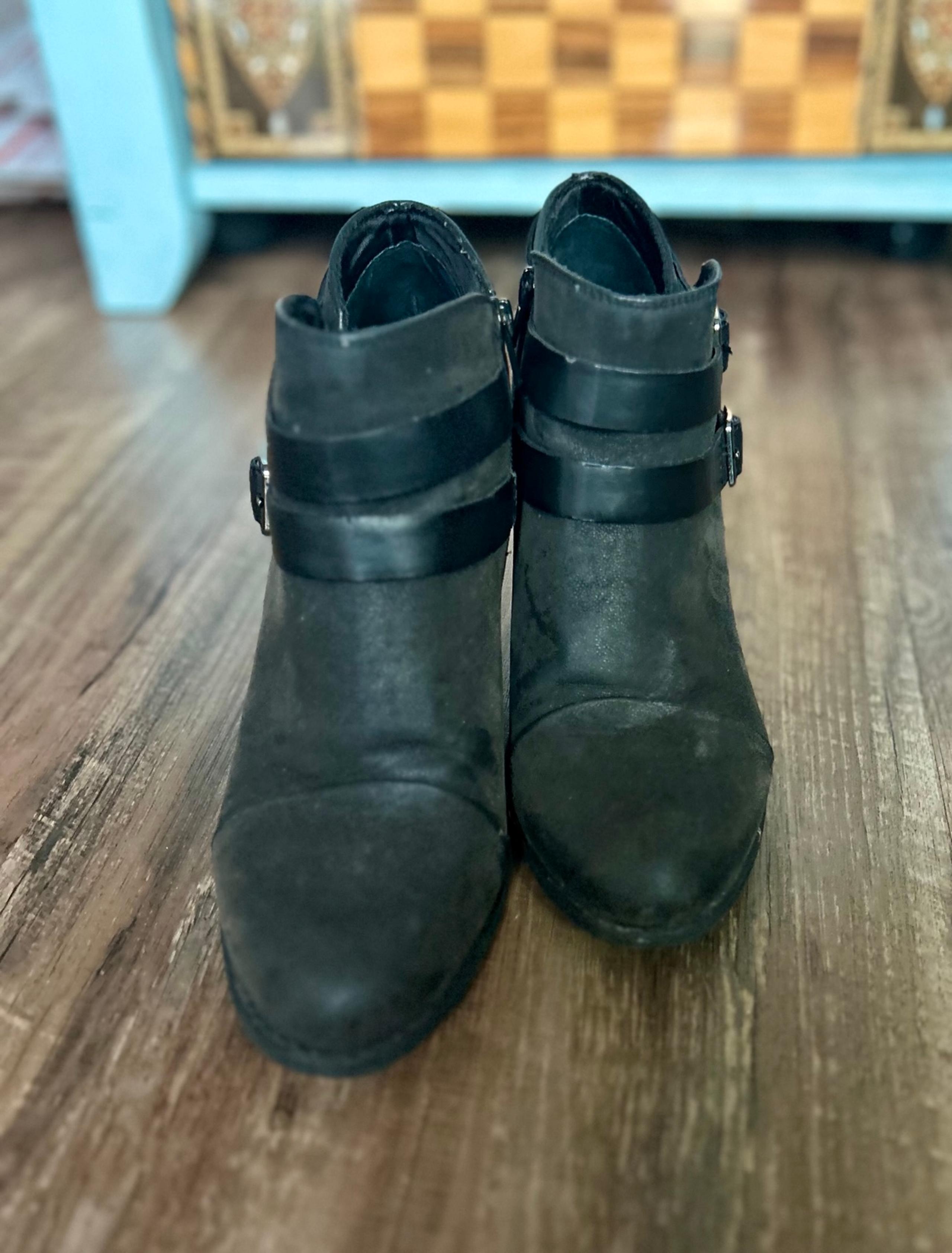Lauren Conrad LC Black Ankle Booties