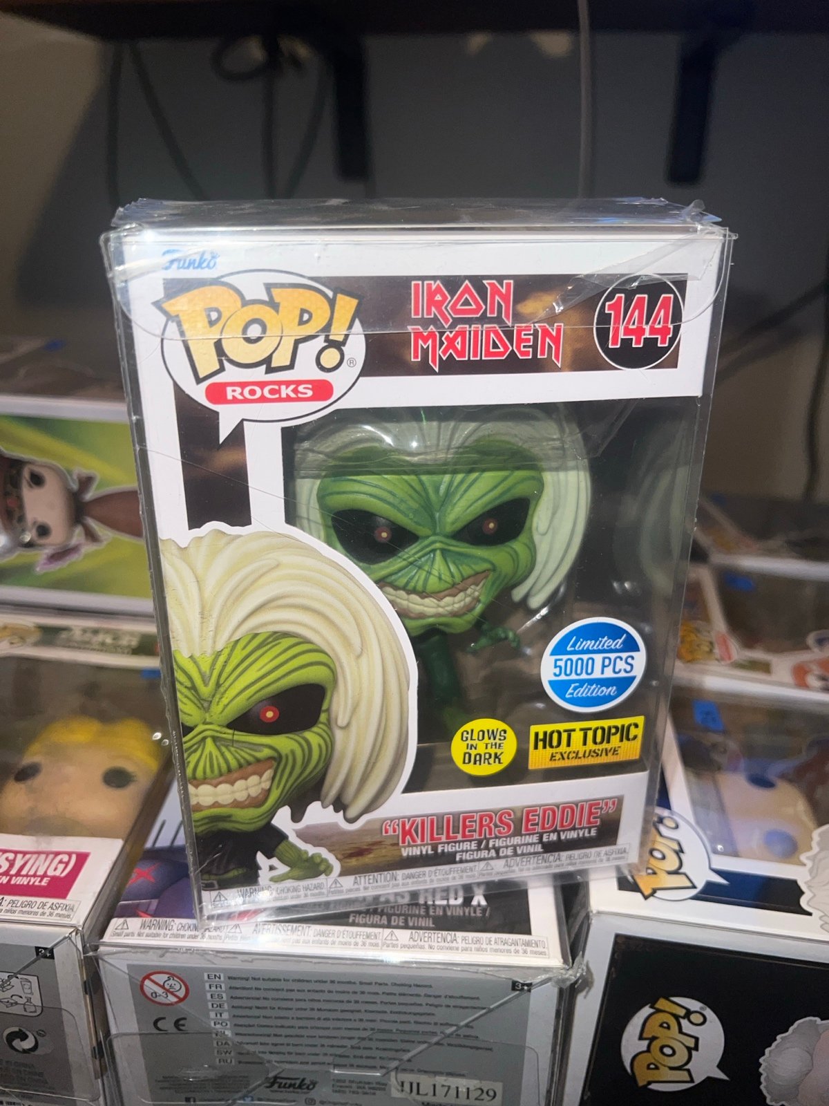 Killers Eddie Iron Maiden 144 GITD funko pop