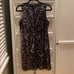 Banana republic black sequin dress