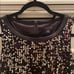 Banana republic black sequin dress