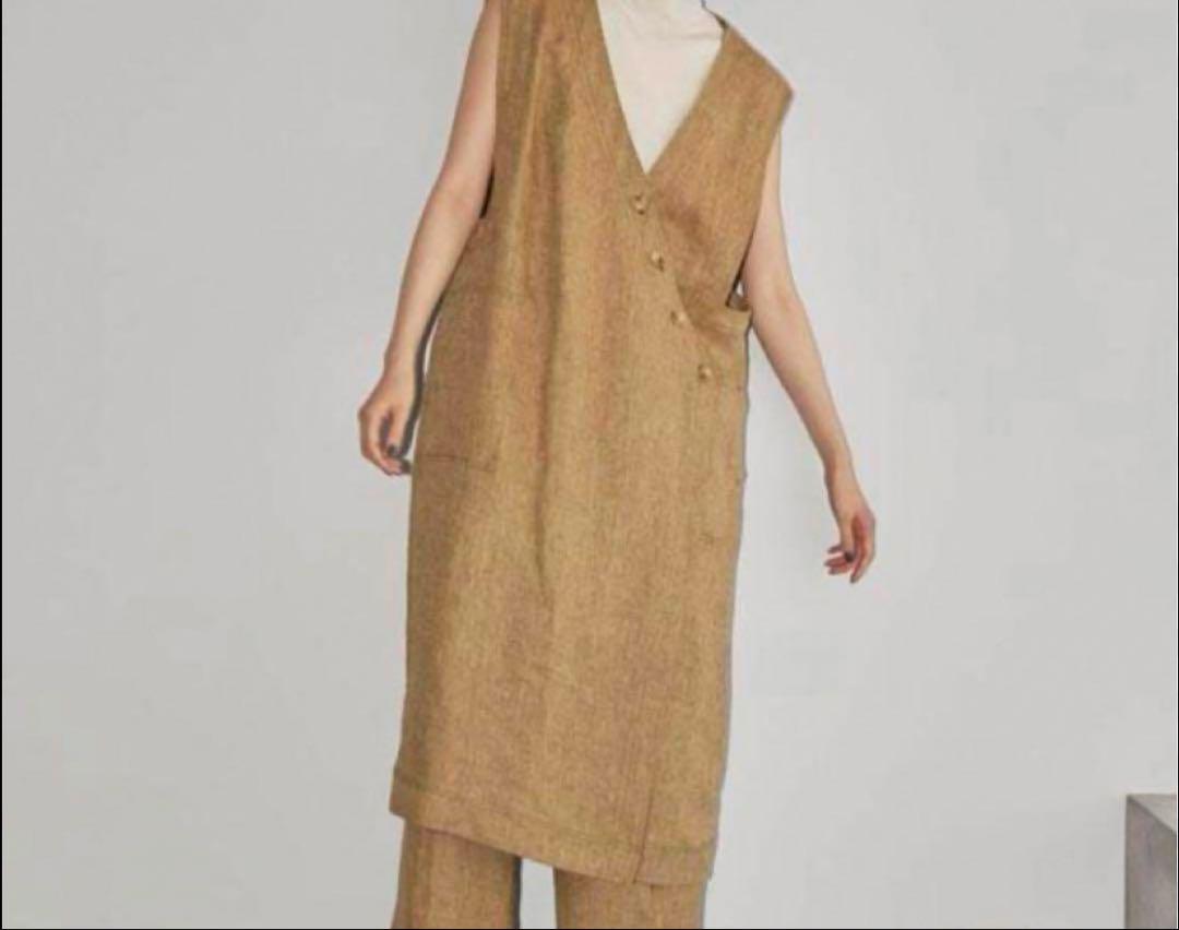 期間限定・お買い得商品: |産地直送 TODAYFUL】 Asymmetry Linen Vest Tops トップス