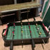 KICK Duo 30″ 2-in-1 Mini Tabletop Foosball Table (Brown)