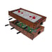 KICK Duo 30″ 2-in-1 Mini Tabletop Foosball Table (Brown)