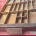 ANTIQUE HAMILTON MANUFACTURING CO. WOODEN PRINTER’S DRAWER