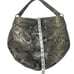 Michael Kors Purse Fulton Leather Python Reptile Embossed Hobo Shoulder Bag Snak