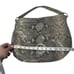 Michael Kors Purse Fulton Leather Python Reptile Embossed Hobo Shoulder Bag Snak