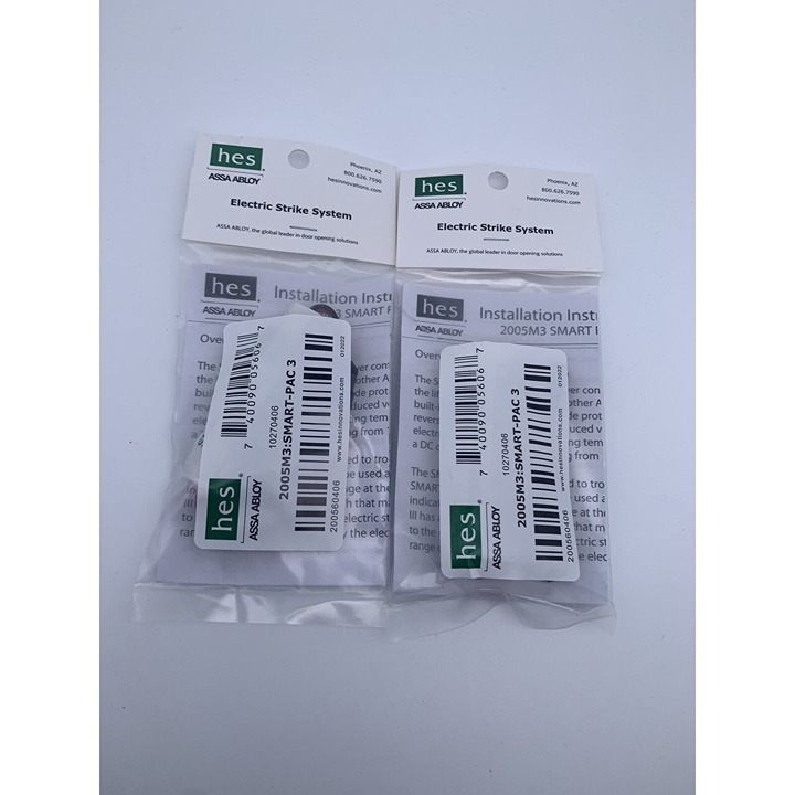 ASSA ABLOY HES 2005M3 SMART-PAC 3 Electric Strike System NEW Set of 2
