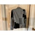 Upcyled Patchwork houndstooth black and white Blazer