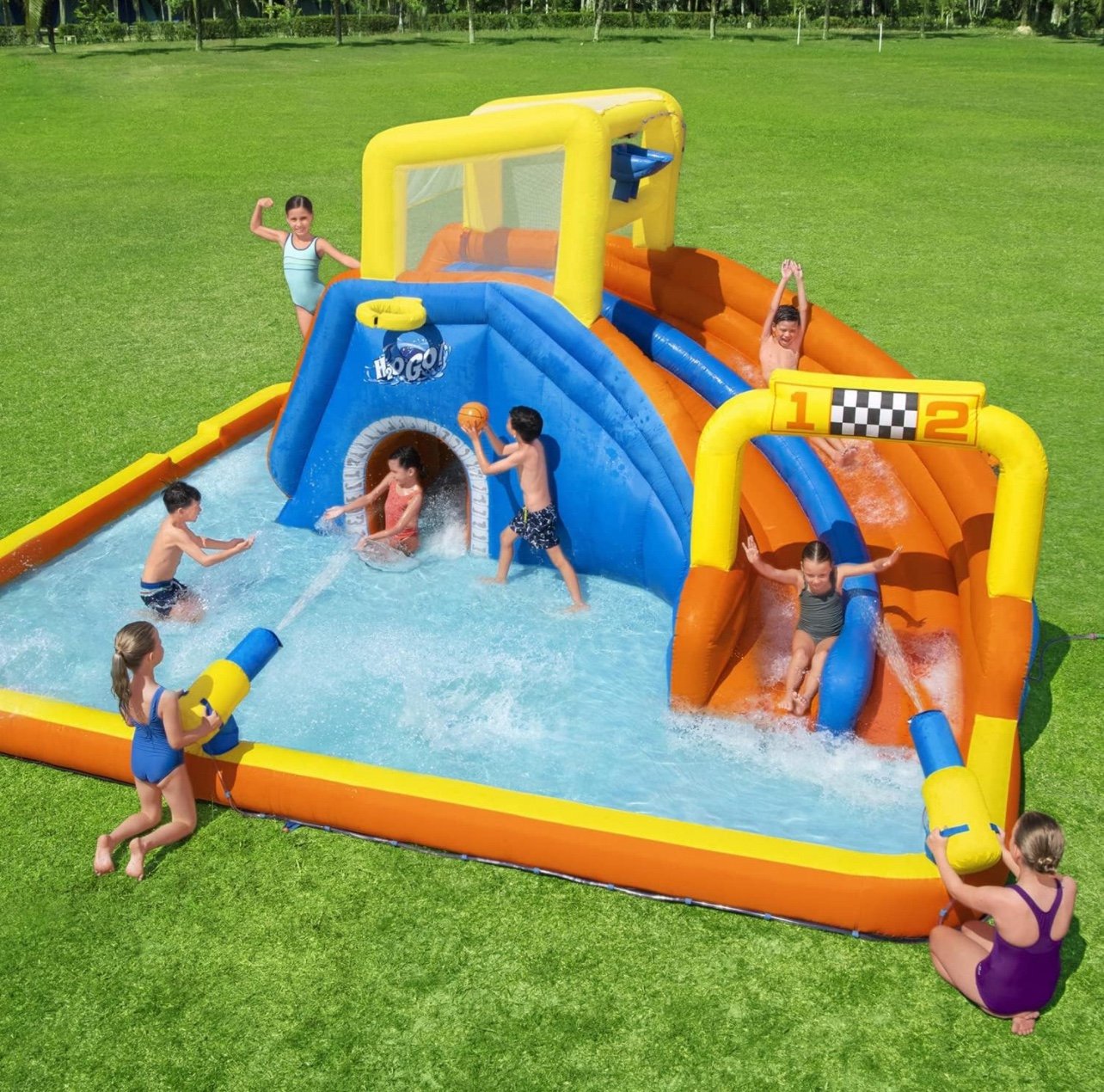 Bestway H2OGO! 18 Foot Super Speedway Water Park