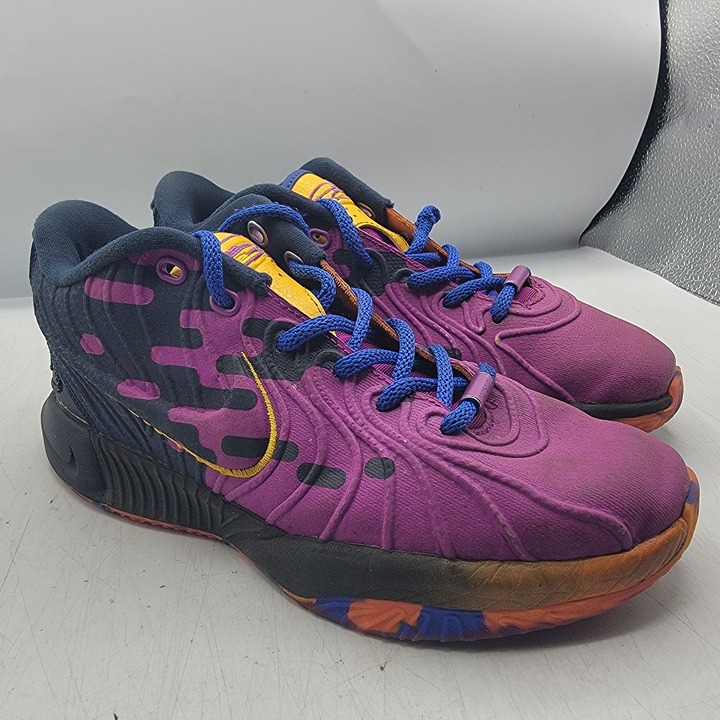 Nike LeBron James XXI 21 SE Summerverse Kids 4 Purple Sneakers FN5040-500