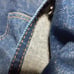 Vintage 70s SS Levi's 501 Now Designs San Fran Dark Wash Denim Tote Bag