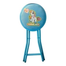 hasbro 2004 my little pony rainbow dash foldable stool RARE ALERT blue soft top.