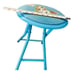 hasbro 2004 my little pony rainbow dash foldable stool RARE ALERT blue soft top.