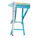hasbro 2004 my little pony rainbow dash foldable stool RARE ALERT blue soft top.