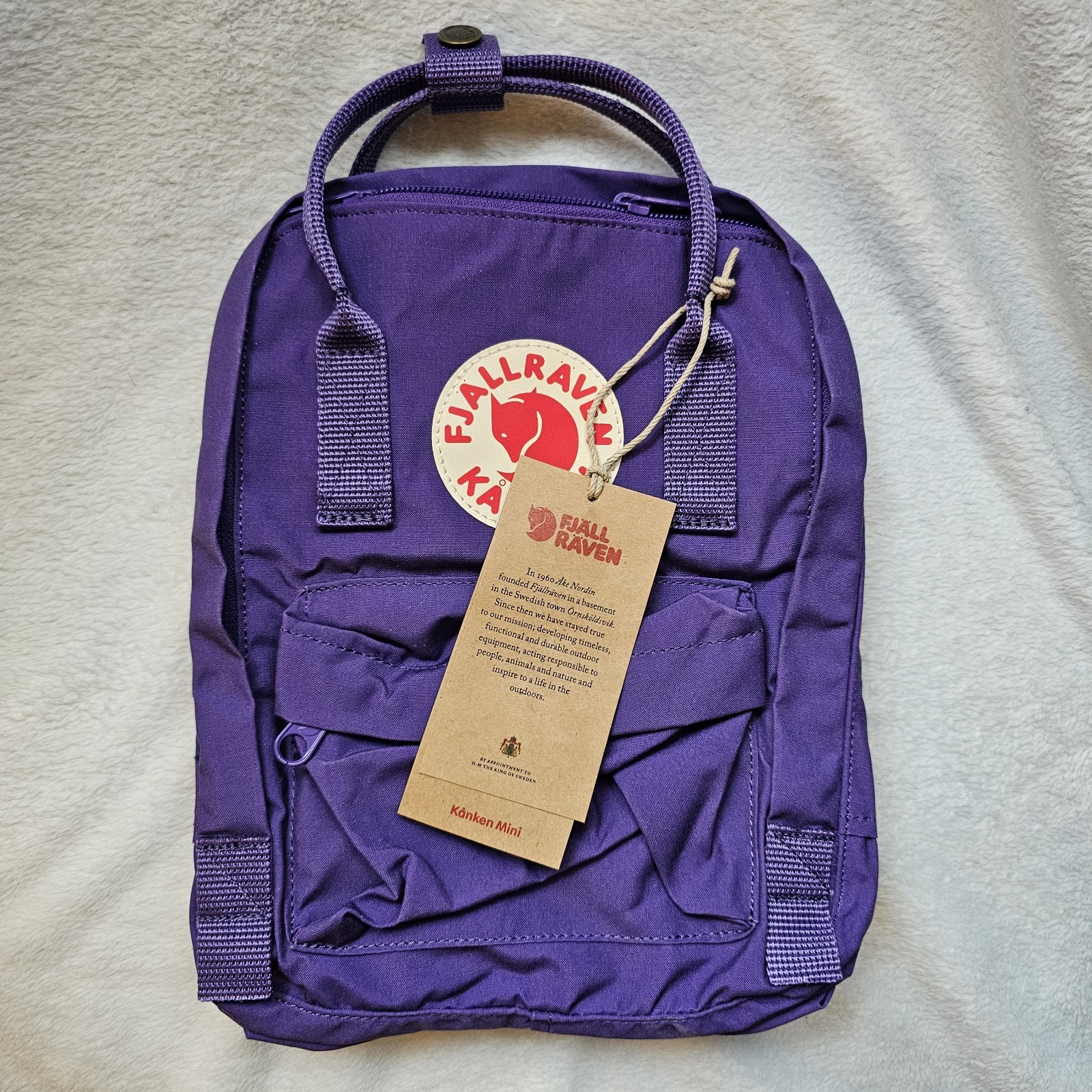 Fjallraven Kanken Mini Backpack 23561 - 580 Purple NWT