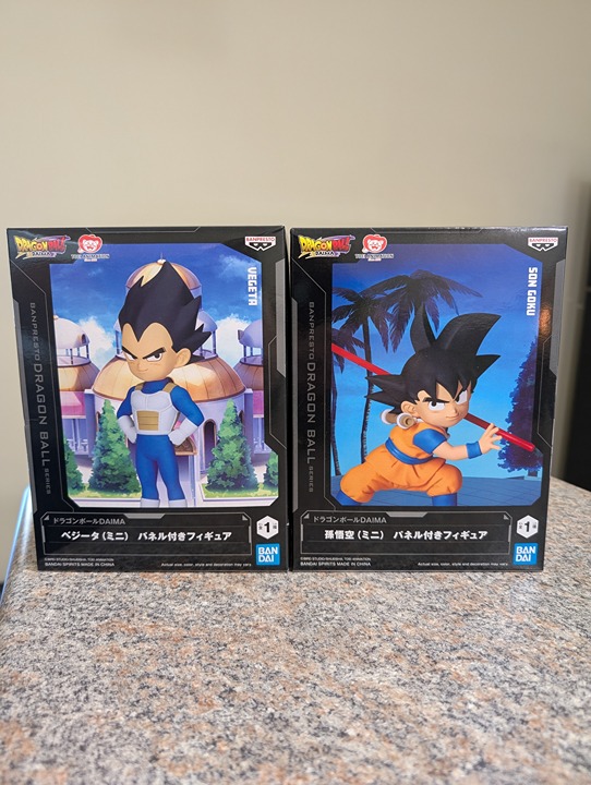 Banpresto Dragon Ball Daima Son Goku and Vegeta