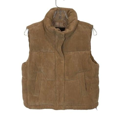 NWT 7 for All Mankind Womens Size Small Soft Wide Wale Corduroy Puffer Vest NEW