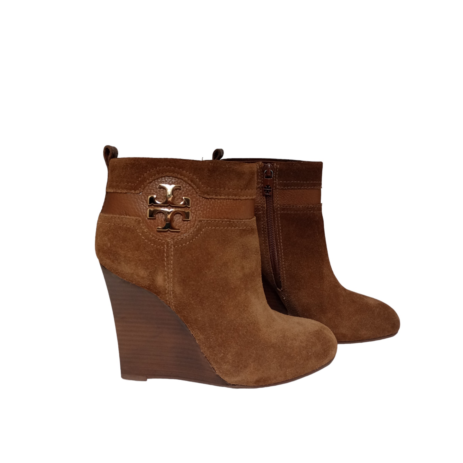 Tony Burch Brown Suede Leather Ankle Boots Size 7M