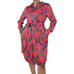 J. Crew Collection A-line Shirtdress in Lattice Floral Vintage Red