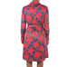 J. Crew Collection A-line Shirtdress in Lattice Floral Vintage Red