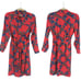 J. Crew Collection A-line Shirtdress in Lattice Floral Vintage Red