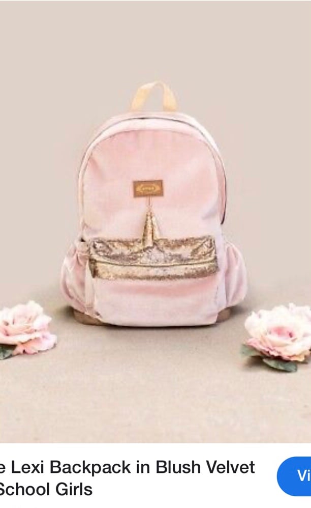 Joyfolie Blush Velvet backpack