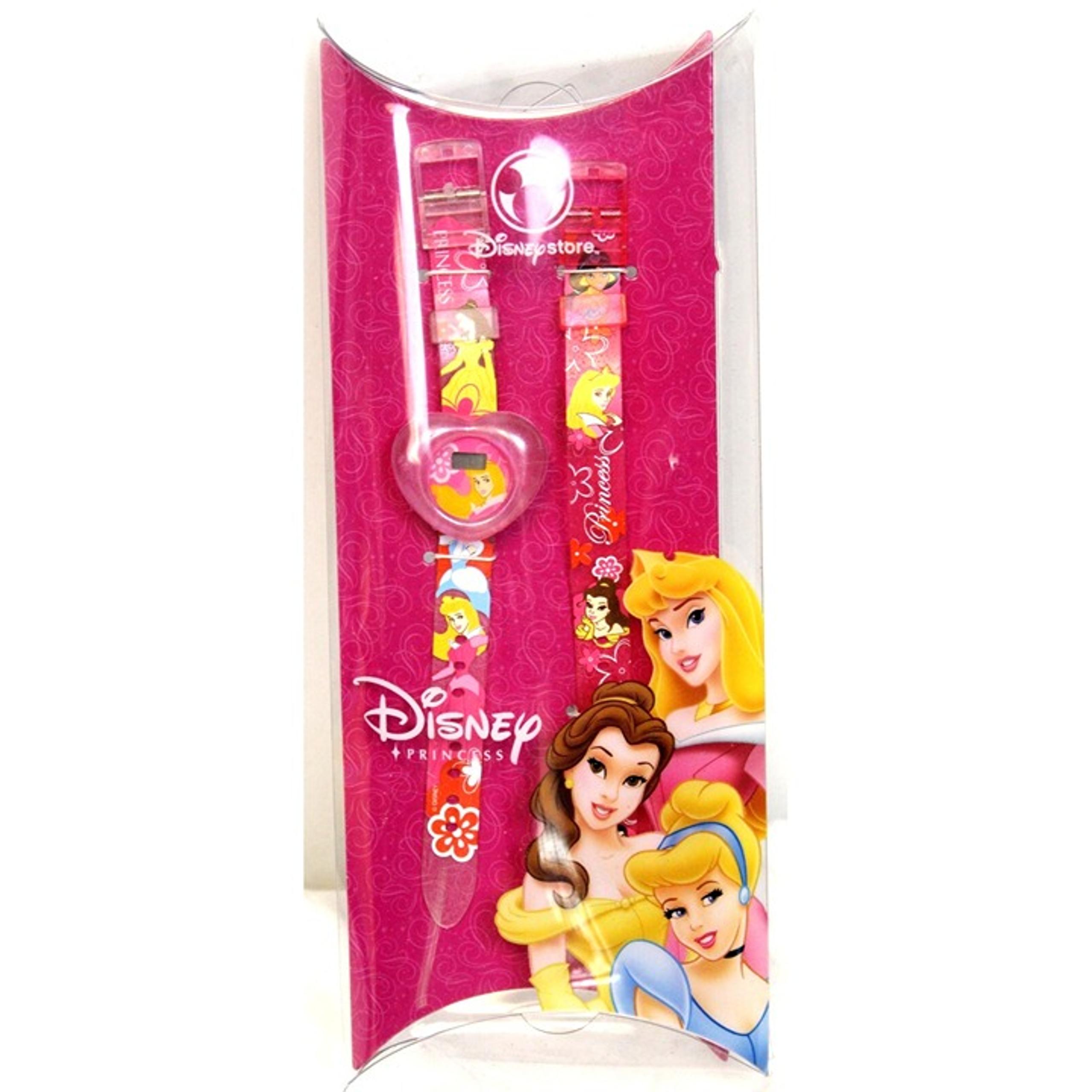 Disney Store Princess Belle Aurora Cinderella Watch Girls Kids Heart Face Band