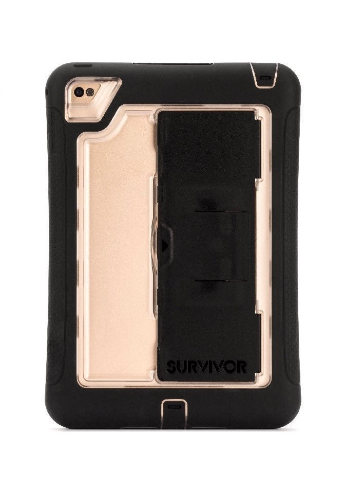 Griffin Rugged Case with Kickstand for Apple iPad Mini 4 - Black/Clear