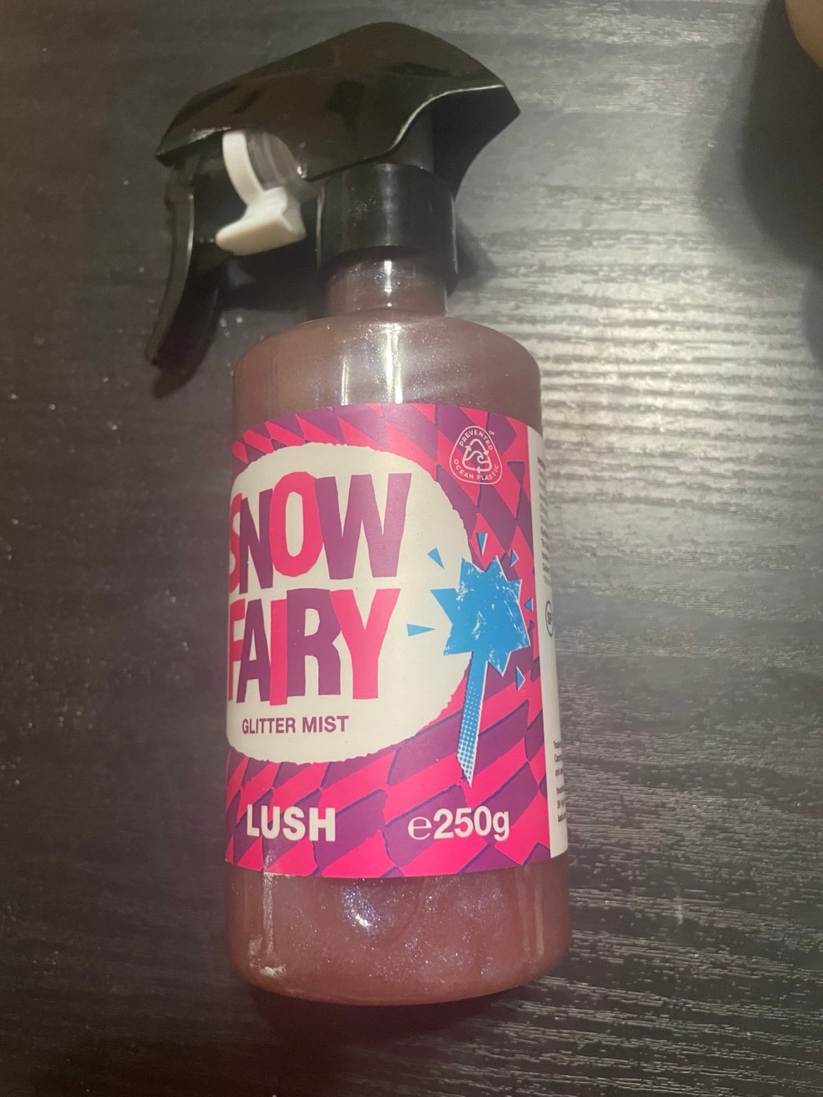 Lush Snow fairy glitter spray, imported from uk