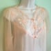 Vintage Sheer Pink Fantasy Nightwear Negligee Robe Size Medium