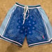 Trillest blue Nipsey Hustle LA Lakers Swingman Basketball Shorts Size 3XL