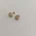 10kt real gold flower stud earring