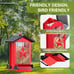 Squirrel Proof Bird Feeder for Outdoors Hanging, Metal Wild Bird Seed Feeder wit