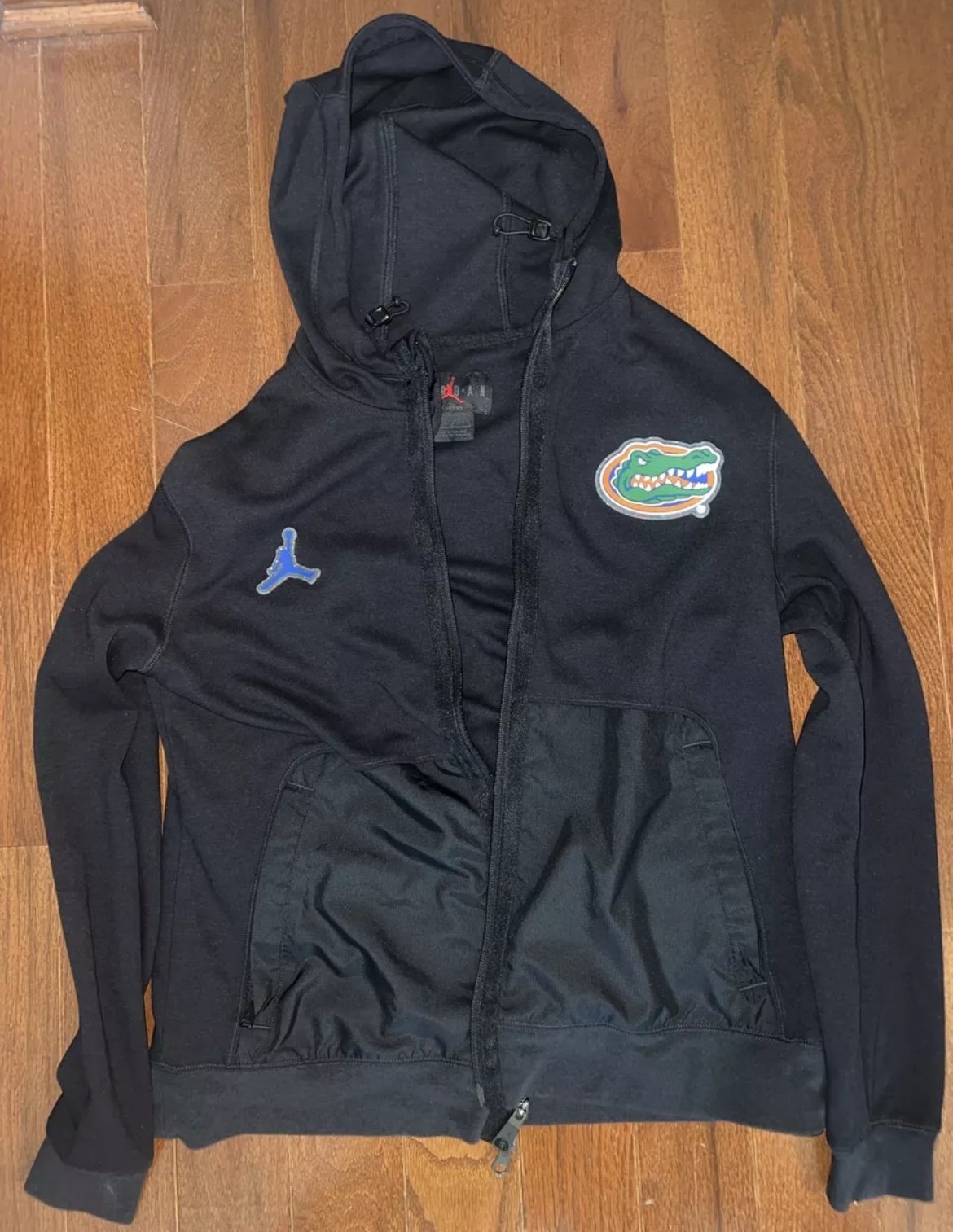 Florida Gators Team Issued Jordan Dri-Fit Full-Zip Hoodie Women’s Large - Black