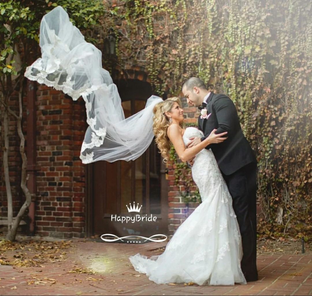 Stunning Lace Edge Cathedral Veil