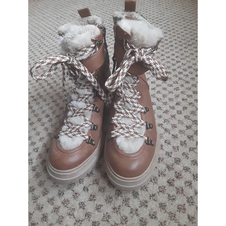 Circus by Sam Edelman Boots Women's Brown Gretchen Shearling Size 8.5